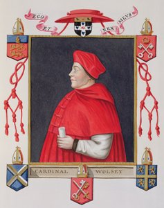 Retrato de Thomas Wolsey (c.1475-1530) Cardenal y Estadista de 